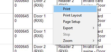 heading. A Simple Report can be exported in either xls or pdf formats.