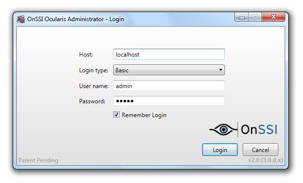 Ocularis Administrator Ocularis Administrator User Manual Ocularis Administrator The Ocularis Administrator is the software application used for configuring Ocularis Base.