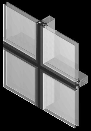 GEODE / STRUCTURAL GLAZING MECHANICAL STRUCTURAL GLAZING 106 The GEODE mechanical structural glazing curtain walling is a technical design enabling the creation of fully glazed façades without