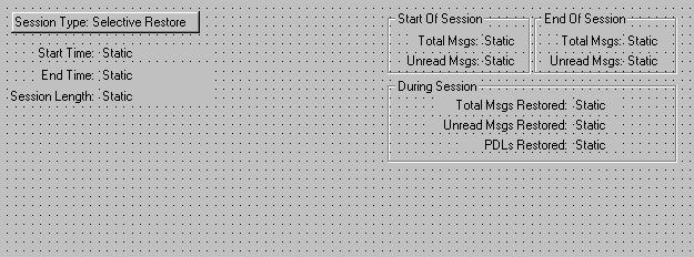 Using Avaya CallPilot system utilities Figure 4: Logon OK session type information Figure 5: Selective