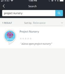 2017/04/21 11:45AM HD 31 C Step 9: Choose the camera from the home screen Step 10: Activate the Project Nursery Alexa Skill Getting Started Camera list If you have an