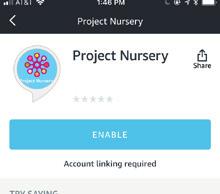Then choose the Project Nursery skill from the results.