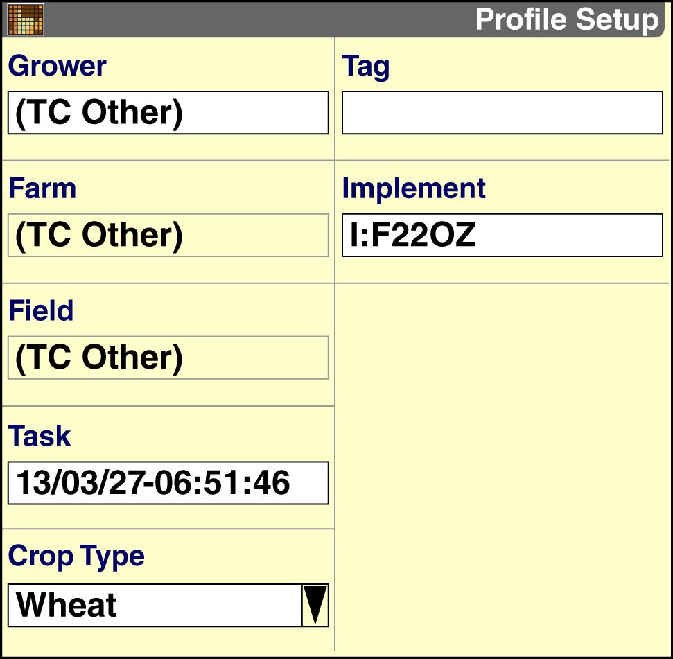 3 - OPERATION NOTE: Section Only mode does not require you to set up an ISOBUS Task. The Task Controller application creates a Precision Farming task for the purpose of recording coverage temporarily.