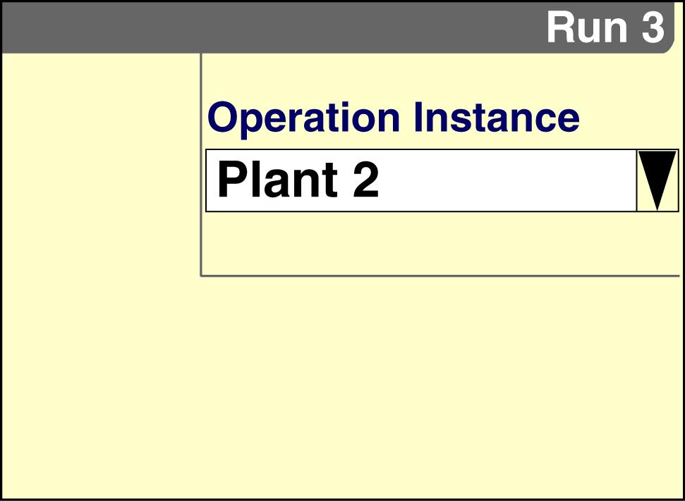 4 - TROUBLESHOOTING Using the Operation Instance window with ISOBUS Tasks The Operation Instance window is available on the Run screens for an operator to reset coverage data for instances of an