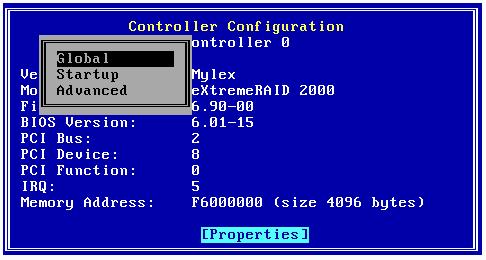 Controller Configuration How Do I Change Global Properties for a Controller? Enter the Properties Menu.