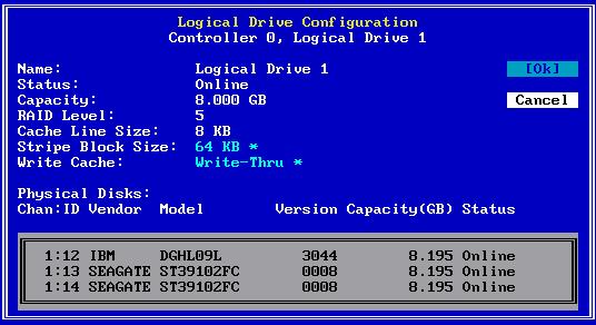 How Do I View Logical Drive Status and Information? Figure 4-9.