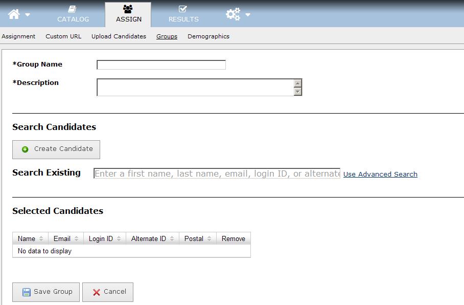 and/or modify groups. In addition using groups allows you to generate reports for a specific group of individuals.