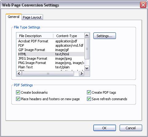 In the Create PDF from Web Page dialog box (Figure 8), type or paste a URL into the URL box and specify the number of levels you want to include.