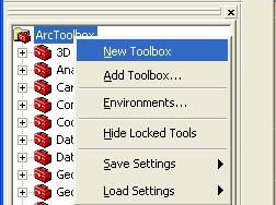 ArcToolbox Window Each toolbox contains tools with similar