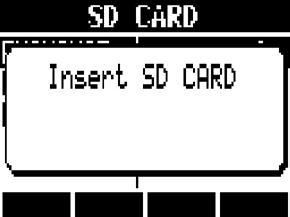 Remove the SD card Card replacement possible 7 SAVE TO and set the project where you want to save it 5 Insert