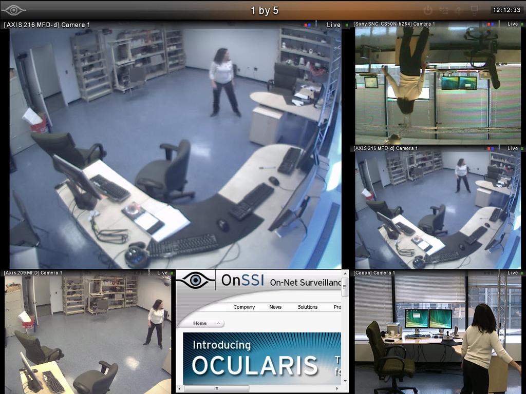 Views may be configured from the or from the Ocularis Client.