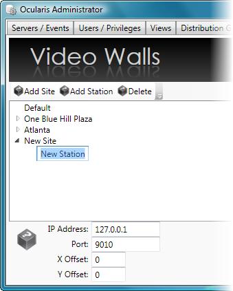 Figure 71 Configuring Video Wall Stations On-Net Surveillance Systems, Inc.
