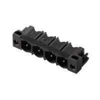 Mating connector (fully pluggable) of poles: 4, 180, Solder pin Black, 1141000000 SL 7.62HP/04/180F 3.