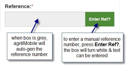 agrēmobile - Field Scout Reference Number Auto-gen the Field Scout Reference Number, or press Enter Ref? to enter one manually. Grower Central Crop Plan Reports Rates for products added.