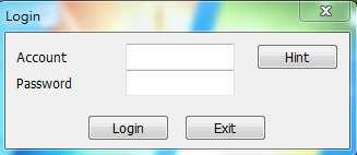 administrator password Confirm the administrator password Hint input when forgetting your password If the the username and