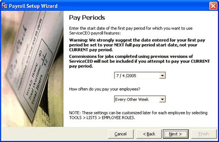 Yu can access the Payrll Setup Wizard frm several places: Click Payrll Setup Wizard frm the Payrll Optins dialg bx.