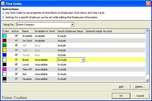 Tip: The values fr Clr, Active, Name, and Available fr Wrk can be updated fr the entire rganizatin.