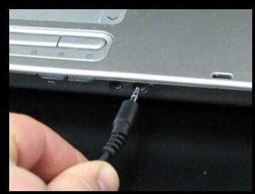 Connect your laptop via VGA or HDMI cable For