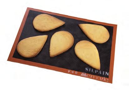non-stick Silpain mat has a perforated texture, covered with food grade silicone.