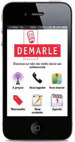 How to get it? Scan the flash code with your mobile and then you will be automatically led to the website. Enjoyable browsing! www.demarle.