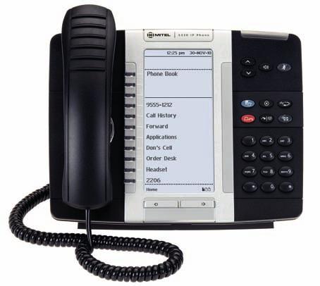 Phones Our VoIP platform was designed to work with industry-leading Mitel IP phones. Below are our most popular.