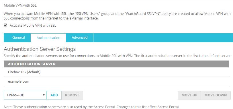Mobile VPN with SSL & Access Portal 105