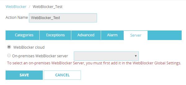 On-Premises WebBlocker Server Upgrade 57 When you upgrade to Fireware v12.