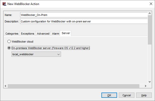 61 On-Premises WebBlocker Server Setup By default, all WebBlocker actions use WebBlocker cloud To use an