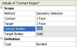 Contact Object Display Click on detail and corresponding part highlights