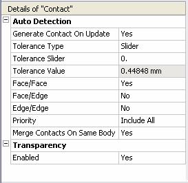 Contact Folder: Details Automatic generation based on pair