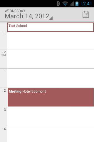 View Events You can display the Calendar in daily, weekly, monthly, or agenda view.