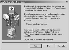 INSTALLING THE SOFTWARE When the interface selection screen appears, select "USB" and click the "Next" button. Click the "Finish" button when the message informs you that setup is successful.