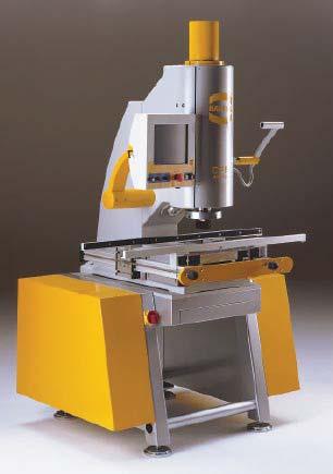 CPM press-in machines Quality control of press-in termination The press-in force correlates with the diameter of the plated through hole and with the friction coefficient of the surface; therefore it