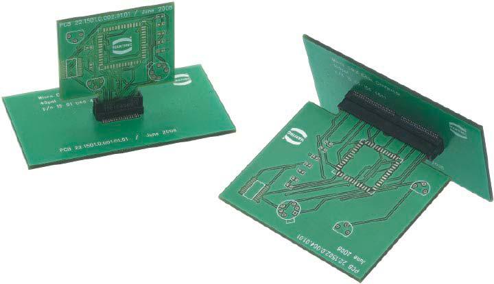 Micro Card Edge connector General information HARTING offers the new Micro Card Edge connector in surface mount technology for PCBs with the thickness of 1.6 mm.