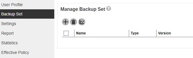 4 Managing Backup Set Create Backup Set (Generic Steps) You can use your AhsayCBS user account to create backup sets.