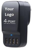 22 Universal USB wall charger with plug Input: AC 100V - 240V adapters to use anywhere in the world. Output: USB 5V 2.