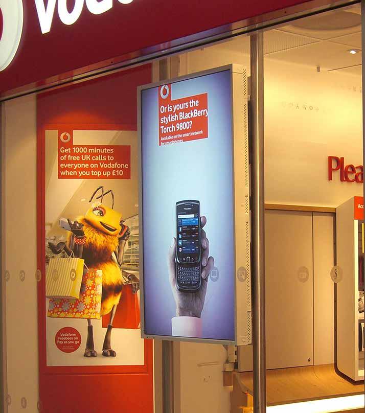 When Vodafone wanted to refurbish their stores across the UK they contacted Fujitsu Services to specify the AV installation.