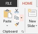 Cutting, Copying and Pasting Slides Cutting, copying and pasting slides is the same procedure as copying and pasting text in a word processor.