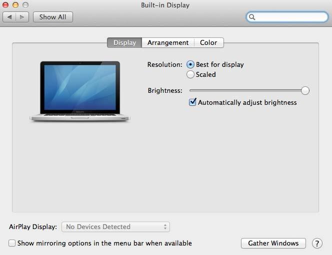 FUNCTION INSTRUCTION DISPLAY ARRANGEMENT Go to, and then select System Preferences On System Preferences click on the