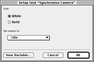 Priceto Istrumets Camera Sychroise Camera Task This task allows you to pause the automatio while the camera does somethig, or util it has fiished doig somethig.