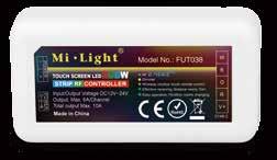 Remote: FUT091 FUT007 FUT006 Remote: 1 2 3 4 FUT095 FUT096 FUT035 FUT038 FUT036 4- Single Color LED Strip Controller FUT039 4- RGB+CCT LED Strip