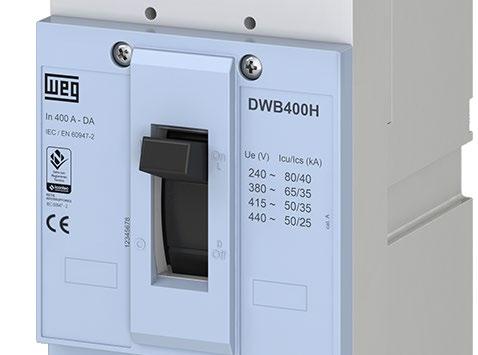 WEG DW molded case circuit breakers are manufactured with Quality and high-performance raw materials in order to ensure high efficiency for your application.