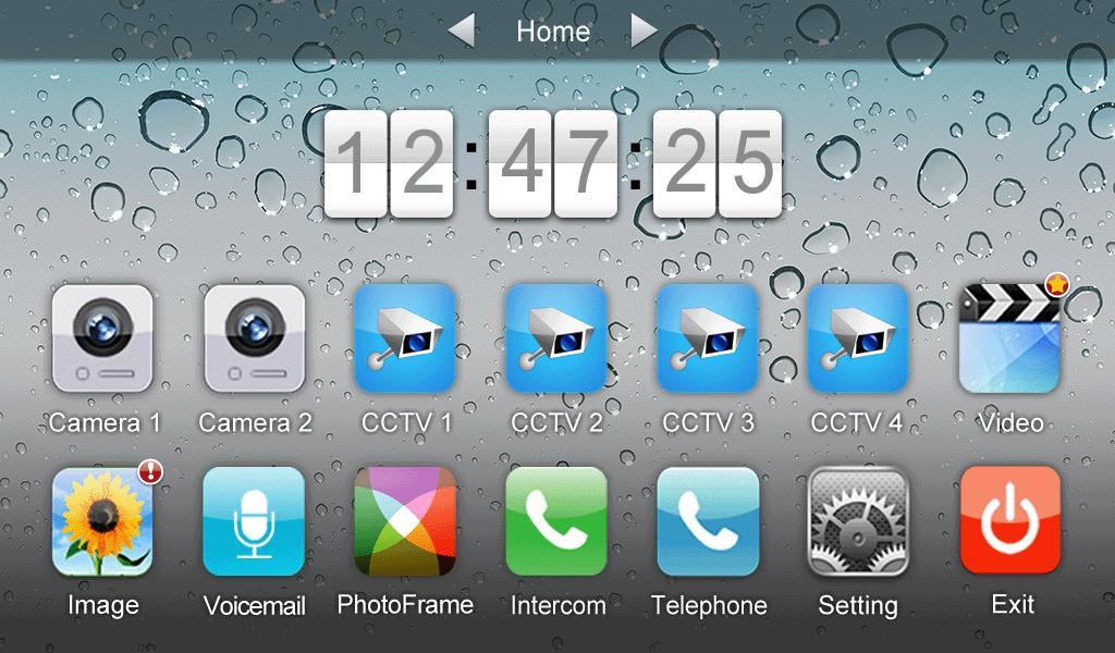 6. Operation Description 6.1 Main Screen It will show corresponding functions when pressing each icon on main screen.