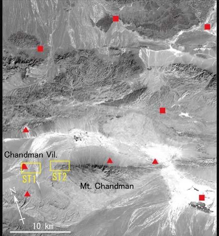 However, most of the locations where the topographical profiles were created, since ALOS/PRISM images are not maintained, the verifications for this research is limited mainly to one location. Fig.