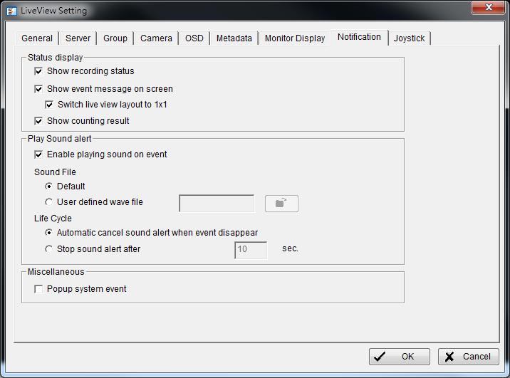 Step 1: Select the Monitor connected to the system. Step 2: Auto scan group: Select appointed server group to activate auto scan settings.