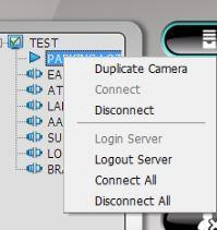 Connect/Disconnect Camera Option3: Select a camera from the list, then drag it to where you want it to be displayed.