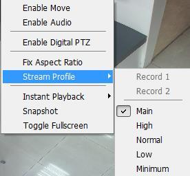 the Enable Digital PTZ option would become Enable ImmerVision digital PTZ. 9.4.6 Generic Dewarp Setting With cameras that supports fisheye feature.