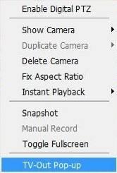 If the digital PTZ function is enabled in display view, you can also decide Full Size or Selected Region as your snapshot region. 1.3.12 Manual Record Start recording video by selecting manual record.