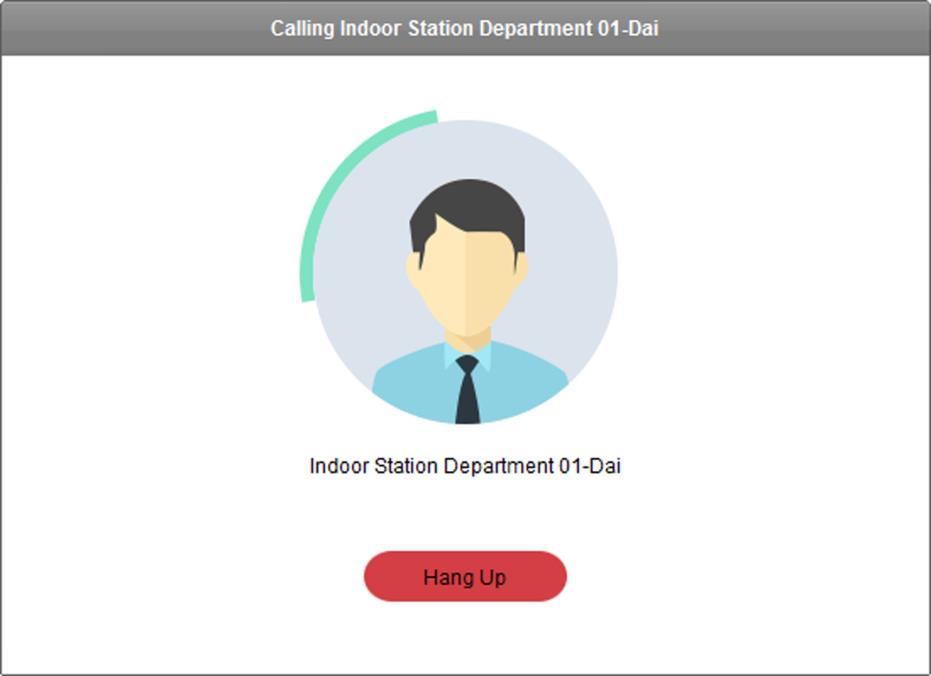 Figure 18-1 Start Calling Resident After the call is answered, you will enter the In Call window. 5.