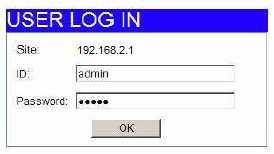 User Log In This part instructs user how to set up and manage the switch through the web user interface.